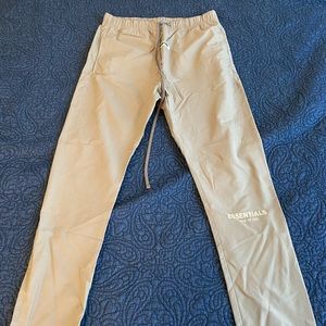 Fear of God Essentials Grey Canvas Lounge Pants